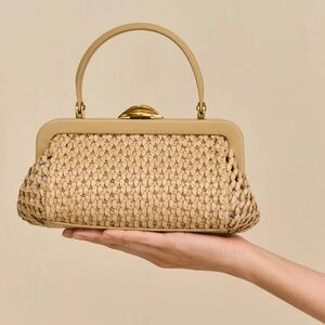 CULT GAIA zuma Top-Handle crossbody with Gold Clasp NEW